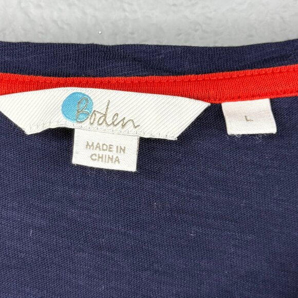 Boden Bird Sleeveless T-Shirt 100% Cotton - Picture 2 of 7